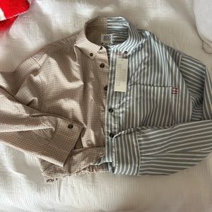 urban outfitters cropped shirt